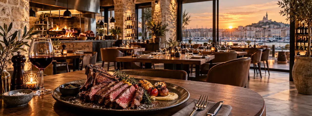 Restaurant gastronomique de viande à Marseille : choisissez selon la pièce, le quartier et le budget