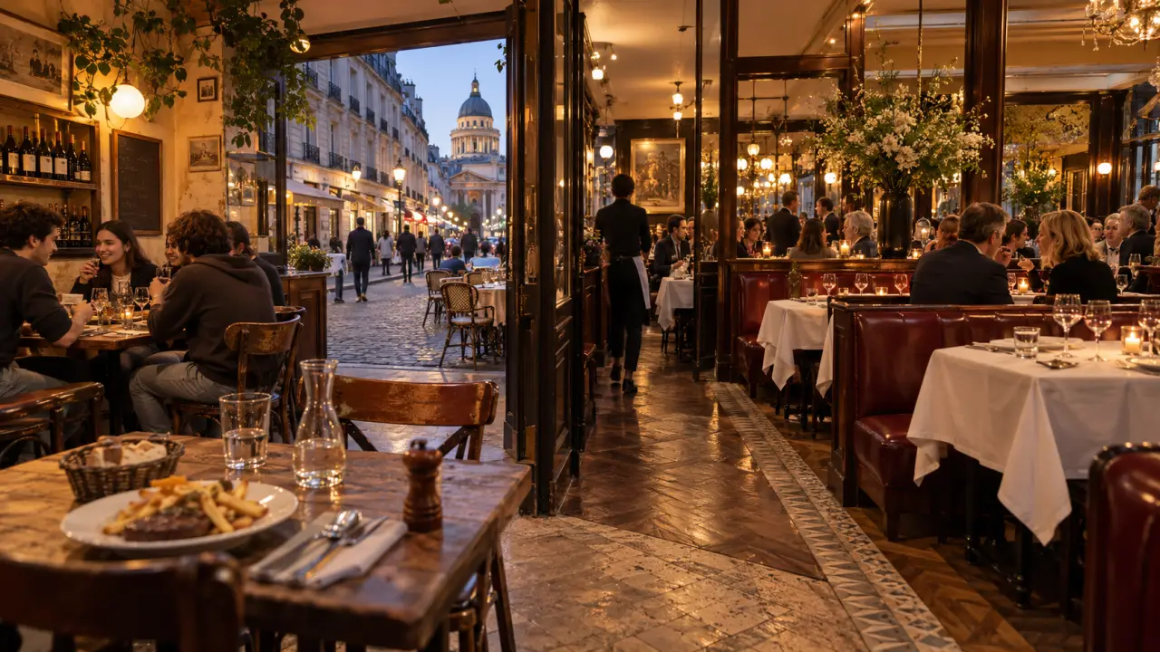 Restaurant dans le 5e : 20 € ou 245 €, le bon choix dépend du quartier