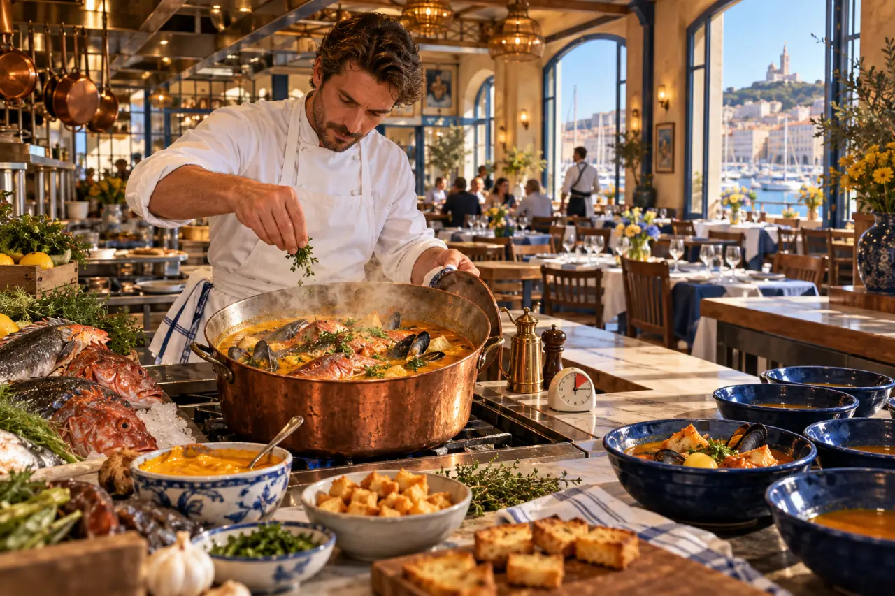 Benjamin Mathieu, bouillabaisse à Marseille : deux titres de champion et un secret de cuisson de 14 minutes