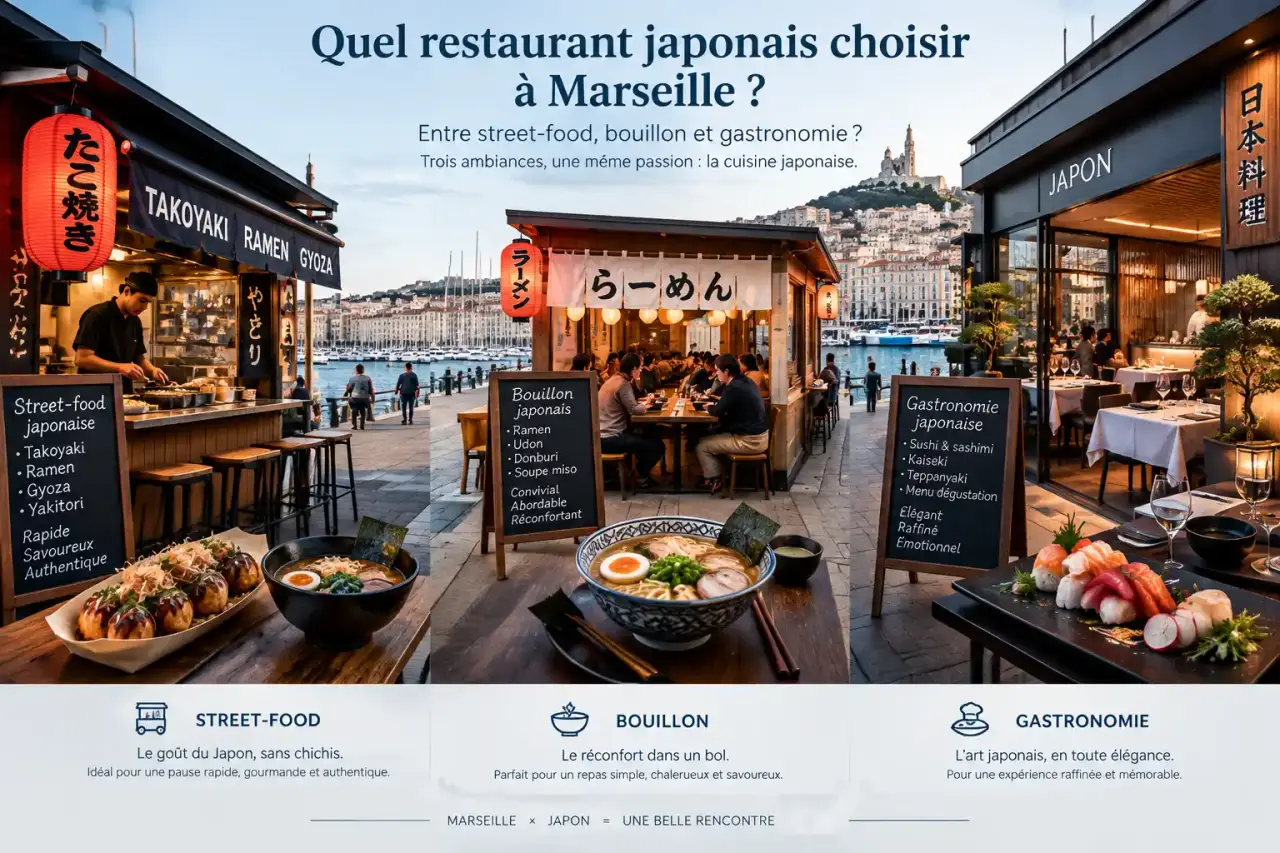 Quel restaurant japonais choisir à Marseille entre street-food, bouillon et gastronomie ?
