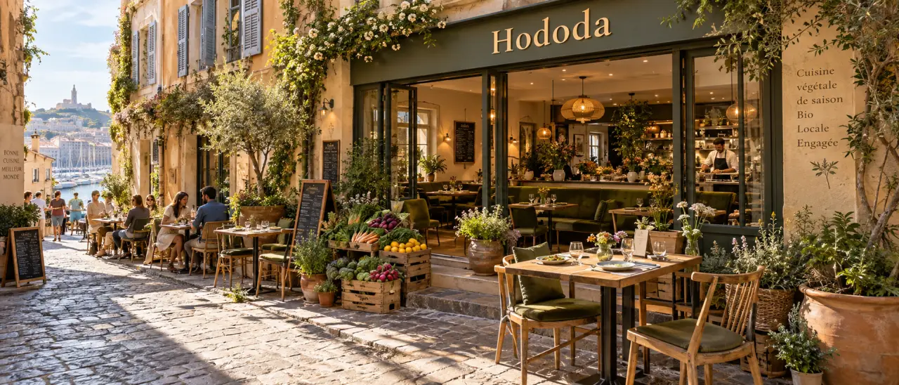 Restaurant gastronomique végétarien à Marseille : Hododa, une adresse vegan bio dans le Panier